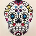 Day of the dead skull | Day of the dead skull, Day of the dead, Sugar skull