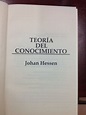 Teoría Del Conocimiento. J. Hessen. Grupo Editorial Tomo. - $ 18.000 en ...
