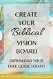 Free Guide to Create a Spiritual Vision Board | Spiritual vision board ...