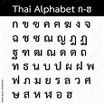 Thai alphabet letters Vector Stock Vector | Adobe Stock