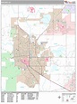 Boulder Colorado Wall Map (Premium Style) by MarketMAPS - MapSales
