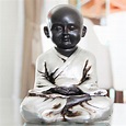 Estatua / Estatueta Pequeno Buda Meditando Resina - Bu081 - R$ 189,99 ...