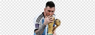 Messi 2023 trofeo copa del mundo fifa, png | PNGWing