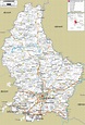 Detailed Clear Large Road Map of Luxembourg - Ezilon Maps