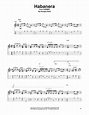 Habanera Sheet Music | Georges Bizet | Easy Ukulele Tab