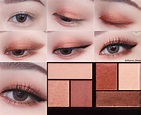 Korean style eyes makeup steps | Korean eye makeup, Eye makeup steps ...