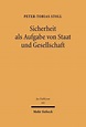 Sicherheit als Aufgabe von Staat und Gesellschaft (eBook, PDF) von ...