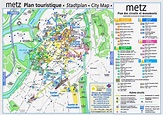 Metz tourist map - Ontheworldmap.com