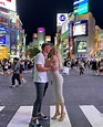 Podolski's wife walks world's busiest crossing | MARCA in English