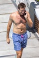 Armie Hammer goes shirtless & reveals new tattoo on rare outing before ...