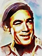 Anthony Quinn, Vintage Movie Star Painting by Esoterica Art Agency ...