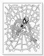 spiderman para colorear niños - Dibujo imágenes