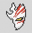 Máscara de Ichigo (Anime: Bleach) Pixel Art Patterns Anime Pixel Art ...
