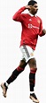 Marcus Rashford Manchester United football render - FootyRenders