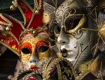 Karneval in Venedig - Zwei Karneval Maske | Wagrati