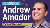 Andrew Amador Testimony - Live Broadcast at Homestead Heritage - YouTube