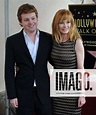 Actress Marg Helgenberger poses with her son Hugh Howard Rosenberg ...