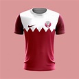Nova Camiseta Qatar copa do mundo 2022 Personalizada | Shopee Brasil