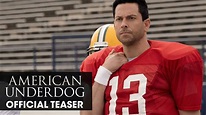 American Underdog (2021 Movie) Teaser Trailer - Zachary Levi, Anna ...