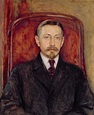 Portrait of Ivan A. Bunin (1870-1953), 1919 (oil on canvas) - Evgeniy ...
