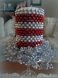 Glitter Glue and Paint: Holiday Candle Decor