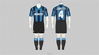 Zanetti's Inter Milan Kits Illustrated - SoccerBible