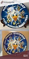 Disney Donald Duck 50th Birthday Plate in 2020 | Birthday plate, 50th ...