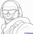 Call Of Duty Ghost Riley Coloring Pages