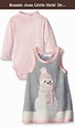 Bonnie Jean Little Girls' Dress Snowman Sweater Jumper Grey, 0-3M ...