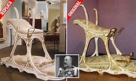Replica of Britain's King Edward VII love chair goes on sale