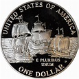 2007 Jamestown 400th Anniversary Commemorative Proof Silver Dollar ...