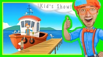 Boats for Kids | Blippi Nursery Rhyme - The Boat Song - Dhow