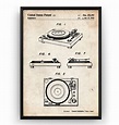 Turntable 1979 Patent Print DJ Wall Art Poster Blueprint | Etsy