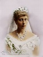 Princess Victoria of Hesse-Darmstadt on her wedding day. She married ...
