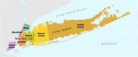 Mapa da Cidade de Nova York e long island - Mapa da Cidade de Nova York ...