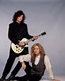 Jimmy Page and David Coverdale an outtake, Holborn Studios London by ...