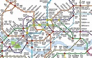 大尺寸的首爾中文地圖