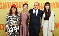 Woody Harrelson Walks 'Champions' Red Carpet With Wife And Daughters