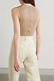 STELLA MCCARTNEY Crystal-embellished lace bodysuit | NET-A-PORTER