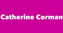 Catherine Corman - Spouse, Children, Birthday & More