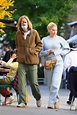 Elsa Hosk with her husband seen after having lunch at the Smile in New ...