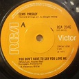 Elvis Presley - You Don't Have To Say You Love Me (1971, Solid Centre ...