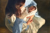 BYU-Idaho graduate paints Mary and the baby Jesus, a story of ...