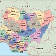 nigeria political map. Vector Eps maps. Eps Illustrator Map | Vector ...