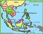 Countries Of Southeast Asia Map - Australia Map