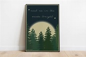 Lord Huron Meet Me in the Woods Poster Wall Art Home Decor | Etsy