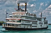 Detroit Princess Riverboat ;Detroit with Davinci the Detroit dog ...