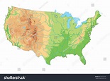 2,712 Us Physical Map Images, Stock Photos & Vectors | Shutterstock