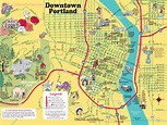 Street Map Of Portland Oregon - Large World Map