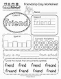 Printable Friendship Worksheets Pdf